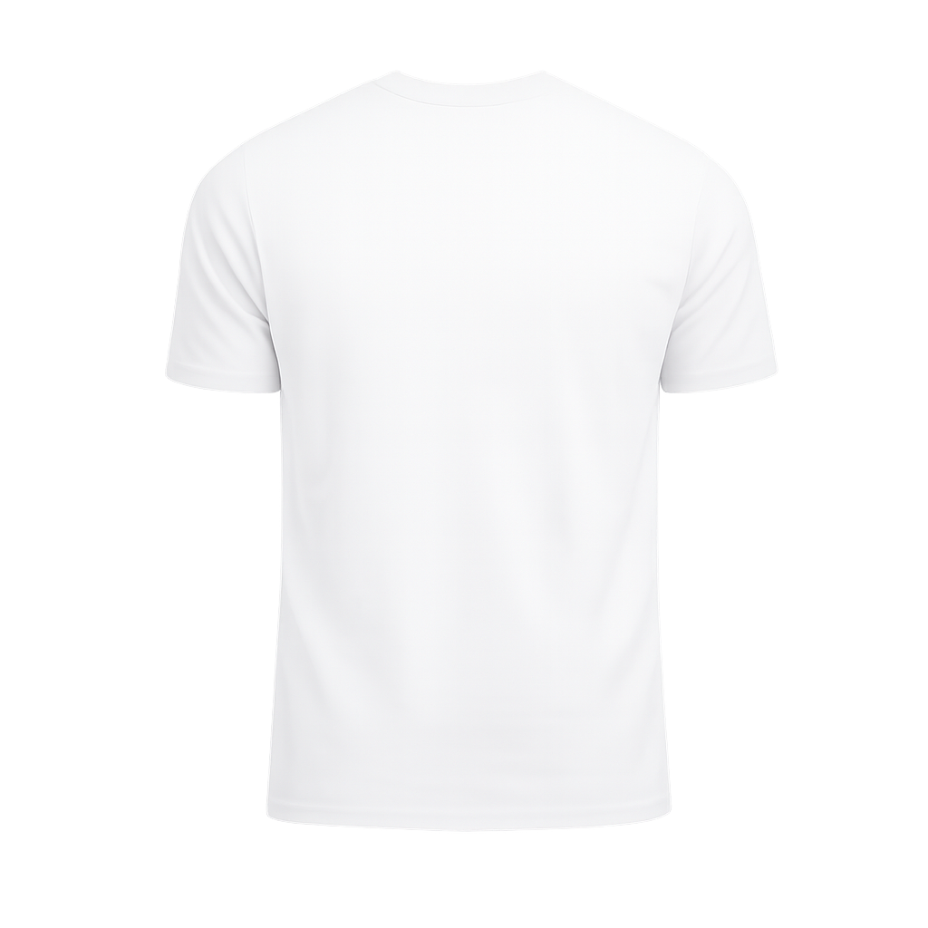 "orlando swirl" short sleeve white tee