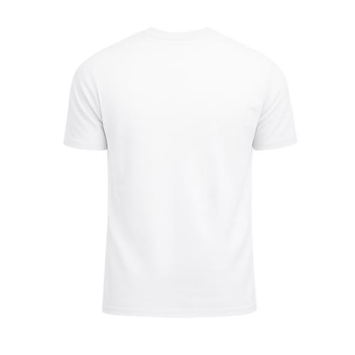 "orlando swirl" short sleeve white tee